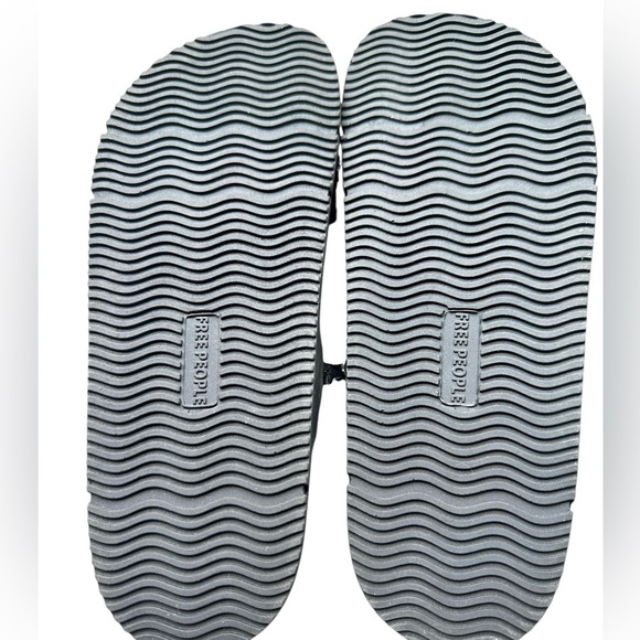 NWOT Free People Revelry Studded Sandals in Black - Picture 7 of 8